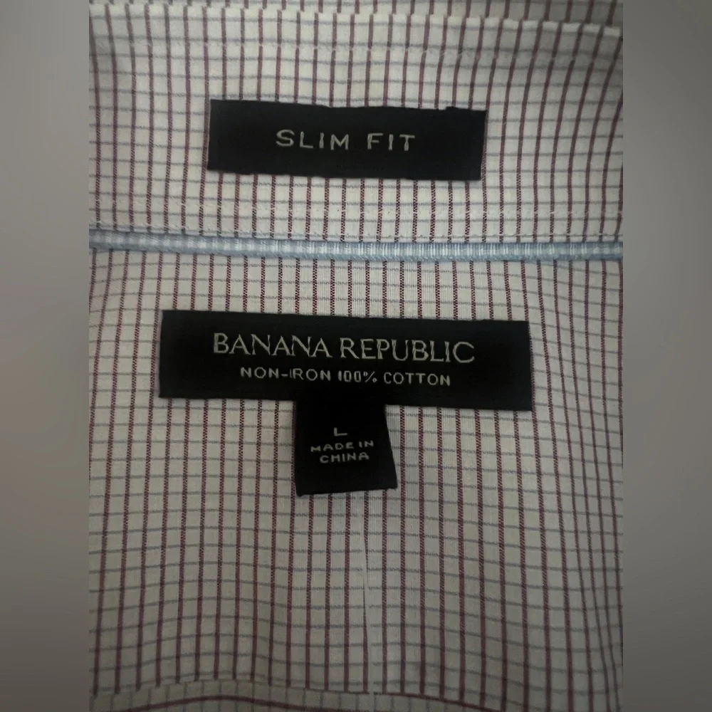 Banana Republic Men's Light Purple Dress Shirt